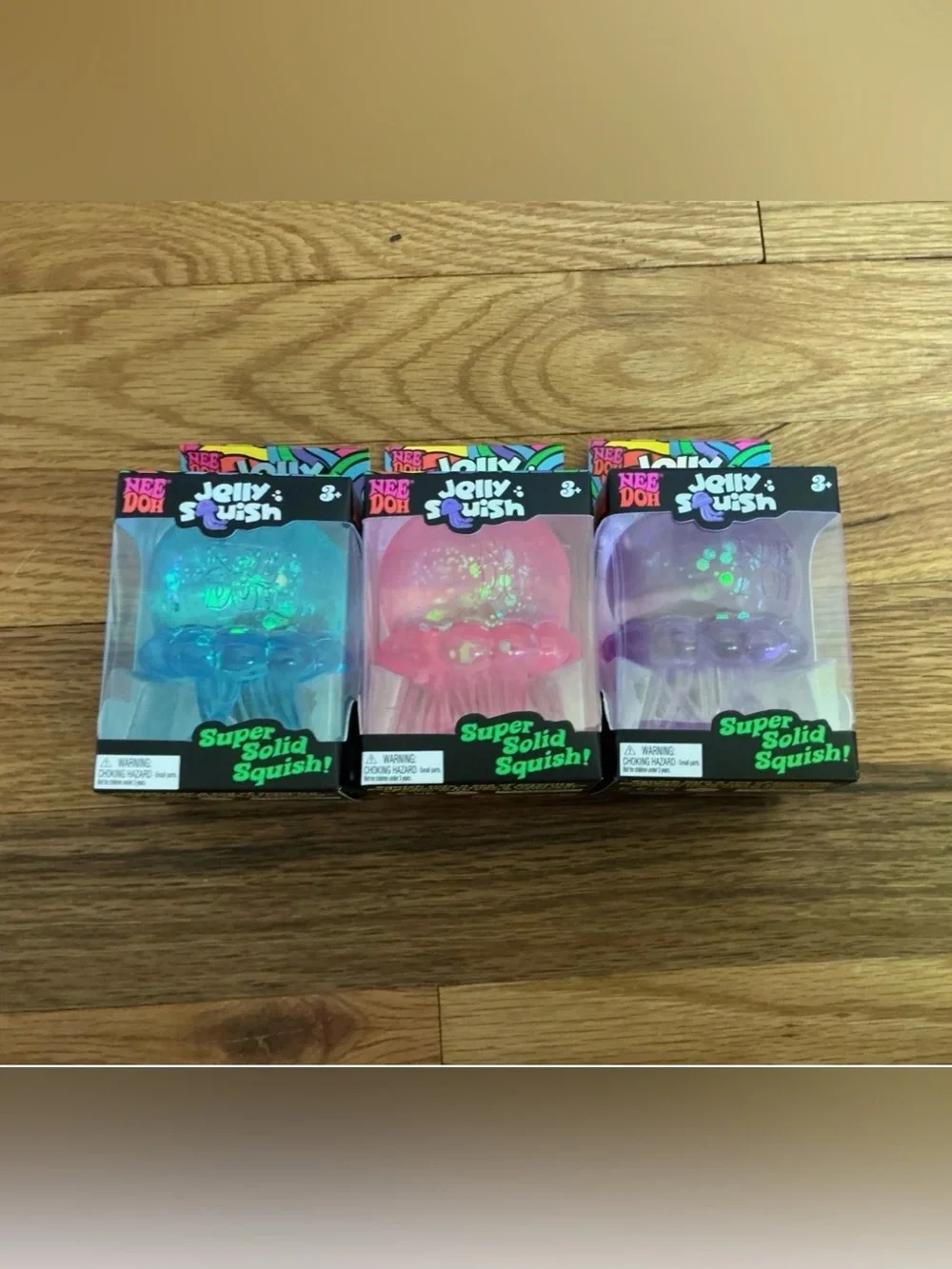 Jelly Squish Super Solid Squish Toy - Pink